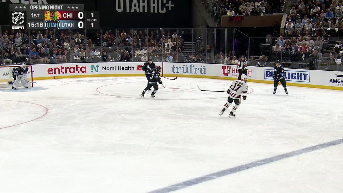 UTAH'S FIRST OFFICIAL GOAL IN THE NHL 🙌