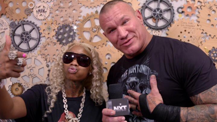 EXCLUSIVE: “The Viper” Randy Orton has some high praise for Je’Von Evans after their match, and then bonds with fellow St. Louis native Sexyy Red. #WWENXT