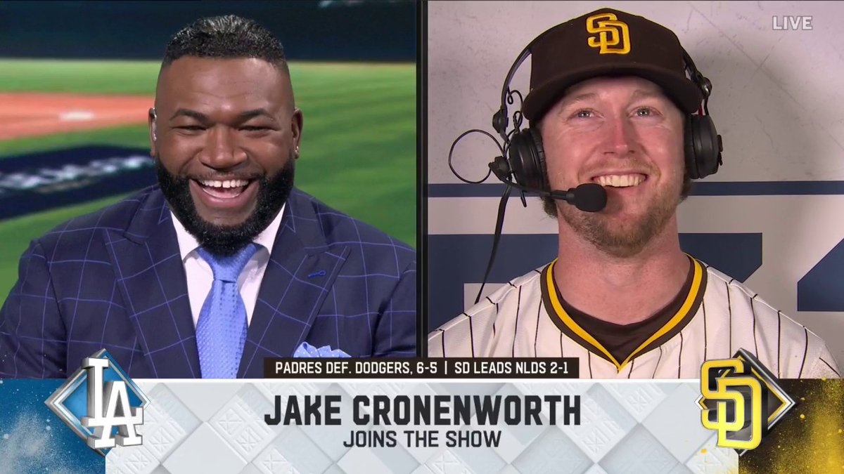 Yes, David Ortiz really said that to Jake Cronenworth 🤣