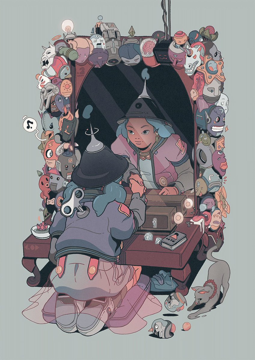 Allow me to reintroduce myself— Hello #PortfolioDay artist DirtyRobot here, artist/illustrator/comic artist…