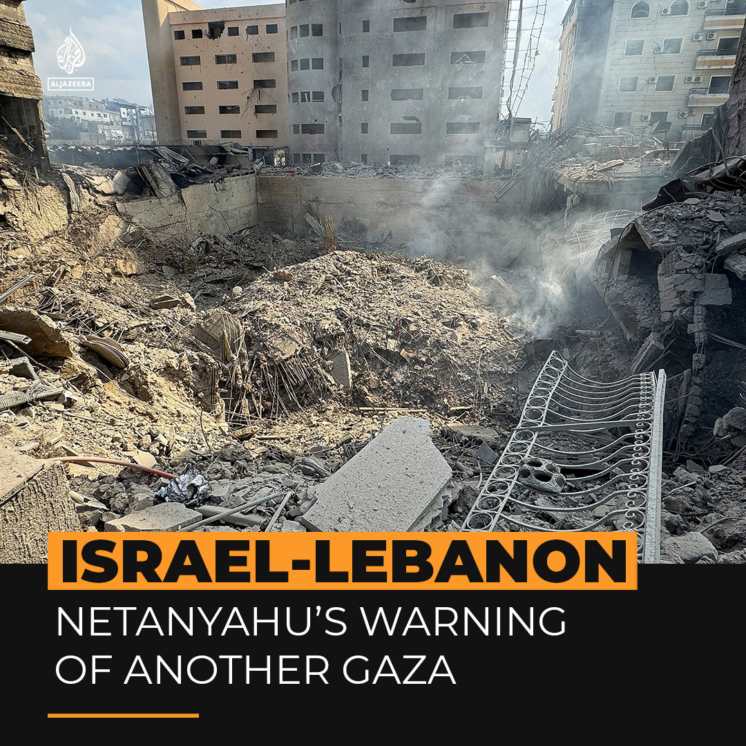 Israeli PM Netanyahu has warned Lebanon it could face destruction 'like Gaza,' but many Lebanese say that destruction is already happening.