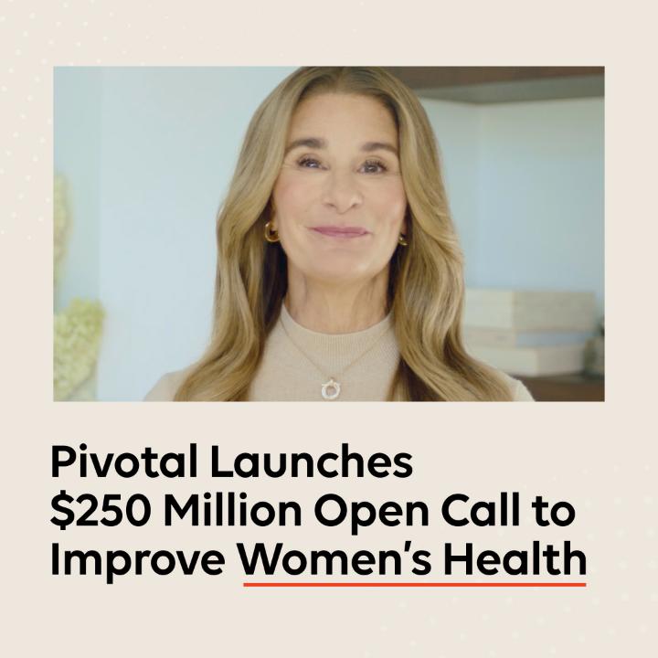 📢 Announcing…Action for Women’s Health! Together with Lever for Change, we're excited to announce a new $250 million global open call that will fund organizations working to improve women’s mental and physical health. Learn more + apply here: