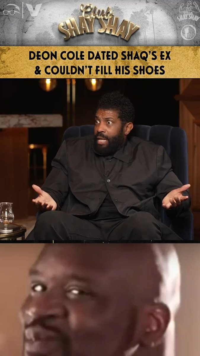 "Don't ever f*** after Shaq. ... That was traumatizing." - Deon Cole Full episode is streaming on Club Shay Shay's YouTube