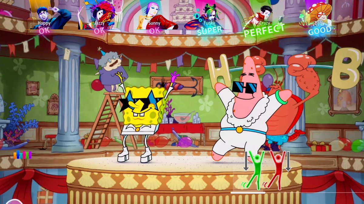 He grooves in a pineapple under the sea 🍍😎🕺 Get down to SpongeBob SquarePants' Birthday, coming to #JustDance2025 Edition on October 15!