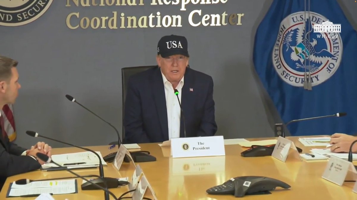 Trump: I'm not sure that I've ever even heard of a Category Five hurricane. I don't know that I've ever even heard the term