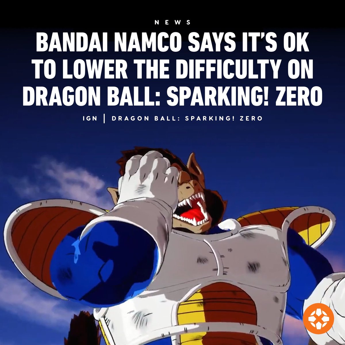 Bandai Namco has assured struggling Dragon Ball: Sparking! Zero players that it's okay to lower the difficulty as waves are being wrecked by Great Ape Vegeta.