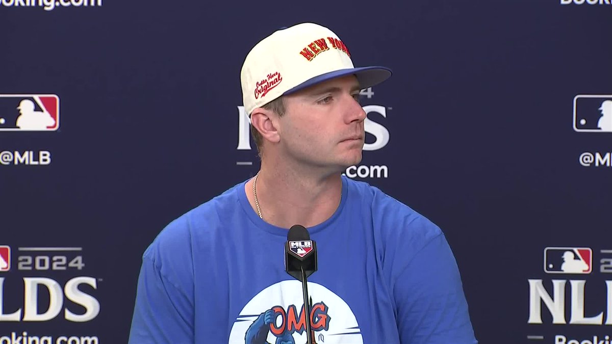 "It came up on shuffle and I'm like, 'oh, this would be sick!'" Pete Alonso was asked about changing his walk-up song to American Pie: