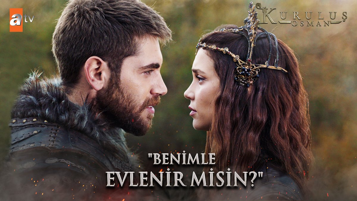Orhan Bey, Holofira'ya evlenme teklifi etti. "Benimle evlenir misin?" #KuruluşOsman atv