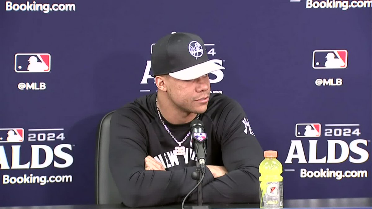 "Having a short memory would be really good in these situations, whatever's past is in the past, forget about it and try to move forward." Juan Soto on what's most important in the playoffs: