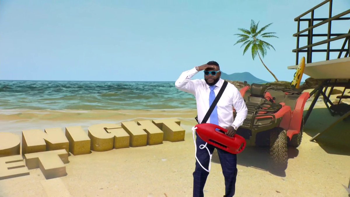 David Ortiz: “I was going to come out with my speedos, but they didn’t want me to. I look too sexy in that.” That’s my GOAT.