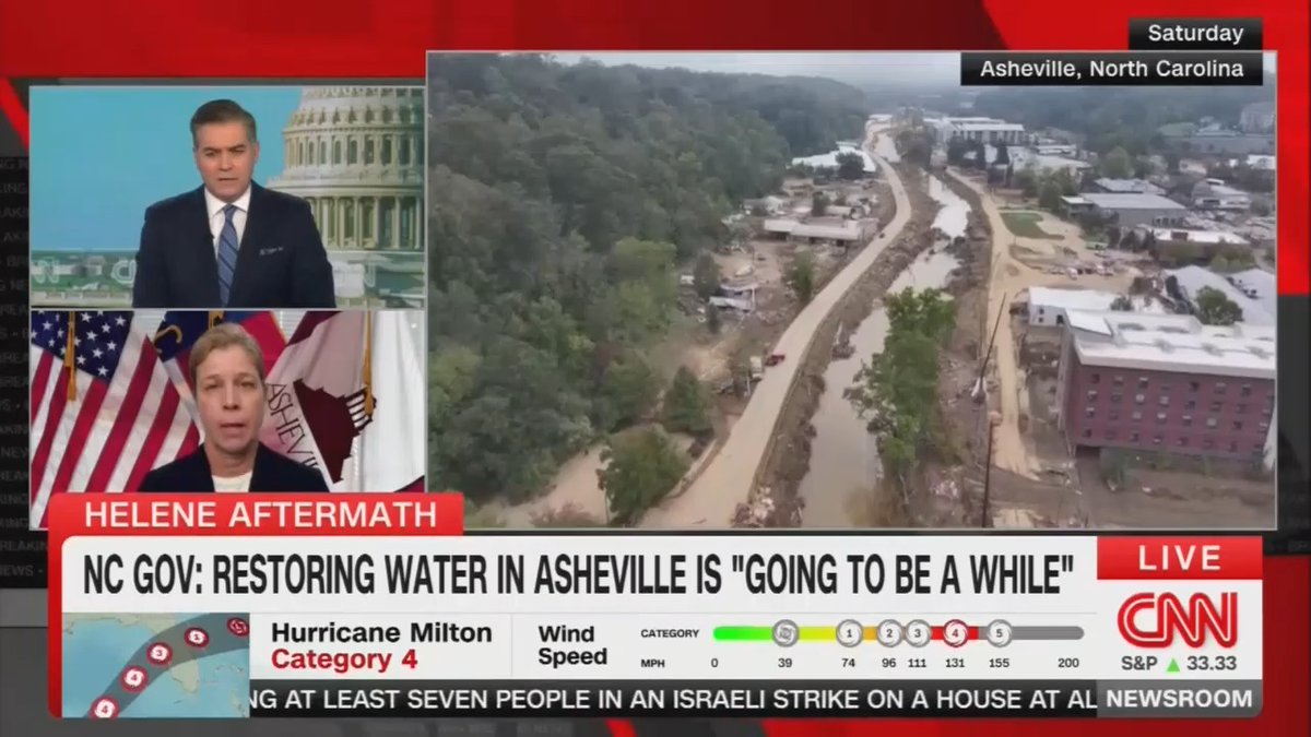 Asheville, NC Mayor Manheimer: I have met with both the President and the Vice President. We have a very well-coordinated federal response underway here