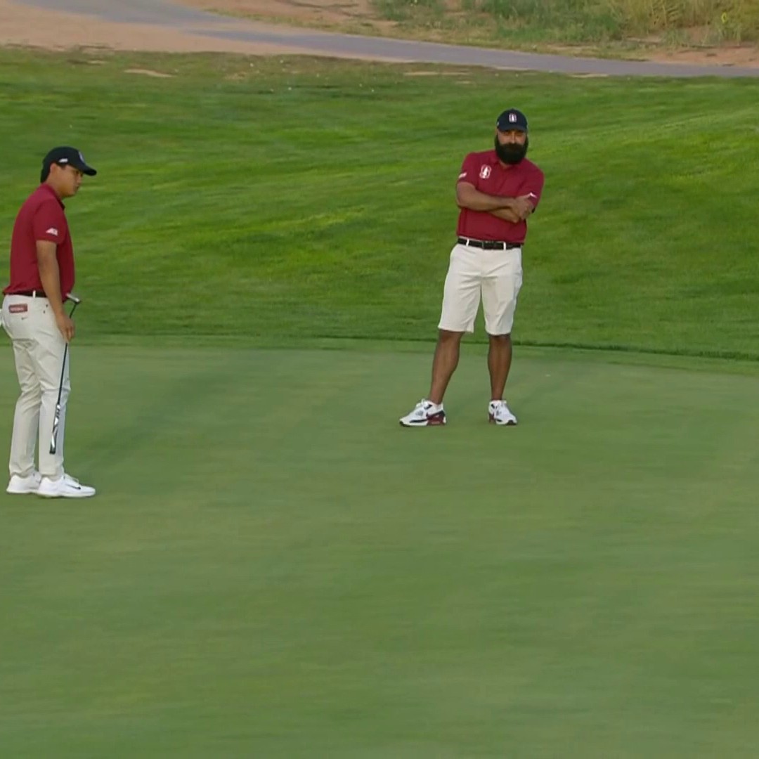 The New Mexico State Aggies win the NB3 Collegiate Match Play men's championship by a half-point over Texas! 🏆 NM State Men's Golf | @NB3College