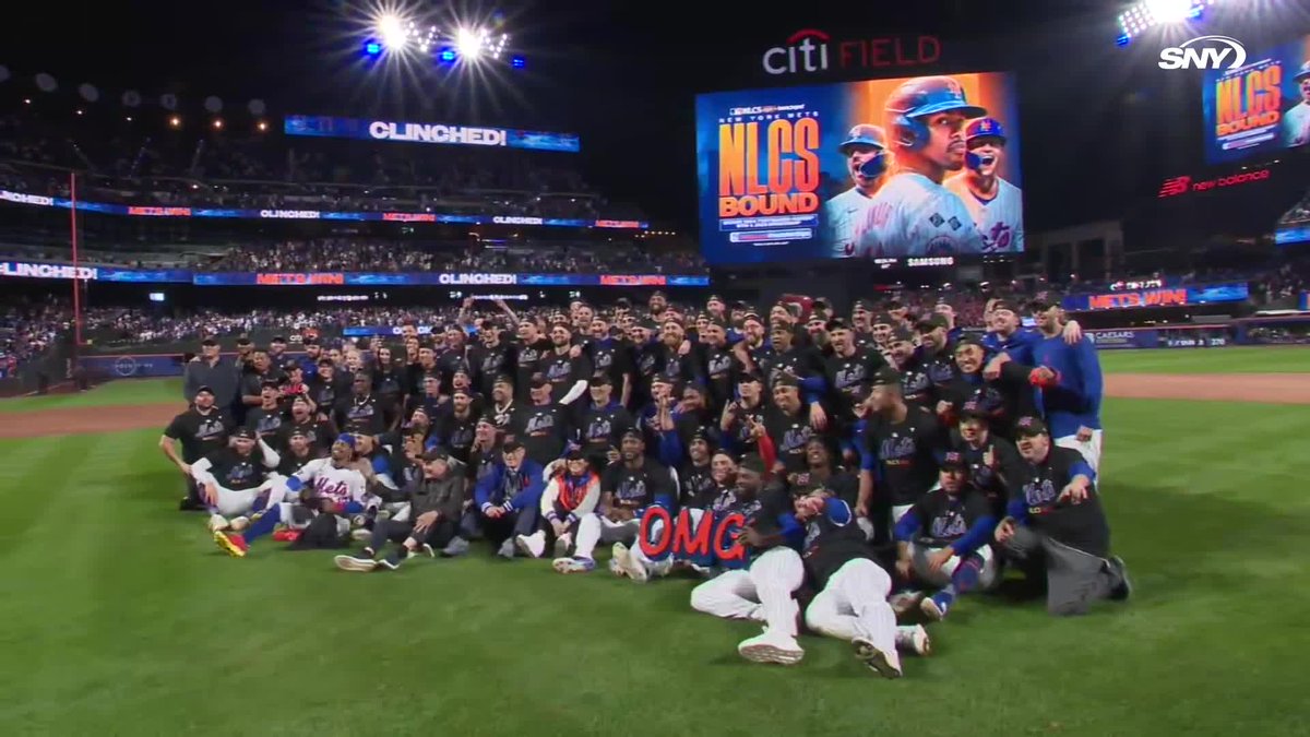 THE NEW YORK METS ARE NLCS BOUND!