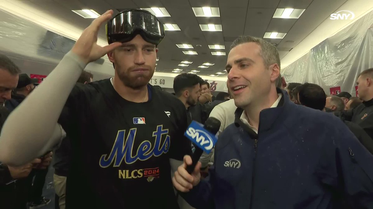 "To be able to do it in front of the fanbase here at Citi Field for the first time is just a dream come true for me and everything I ever wanted when I got drafted." Brandon Nimmo with Steve Gelbs: