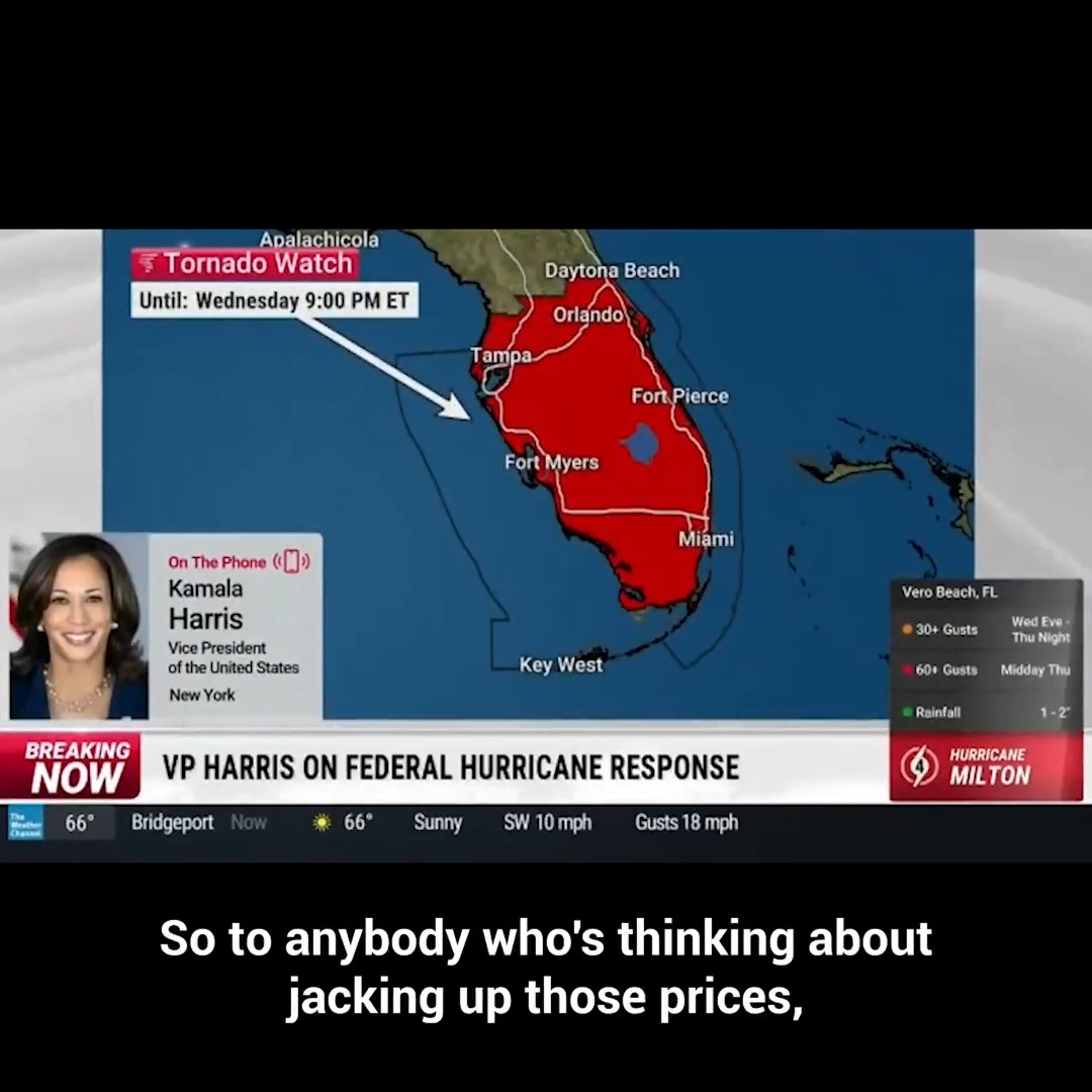 To those looking to jack up prices for gasoline, hotels, or flights to take advantage of people impacted by these natural disasters: know that there will be consequences.