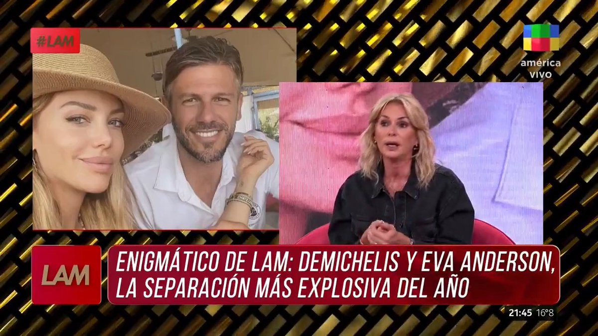 "Evangelina Anderson": Porque informan que se separó de Martín Demichelis