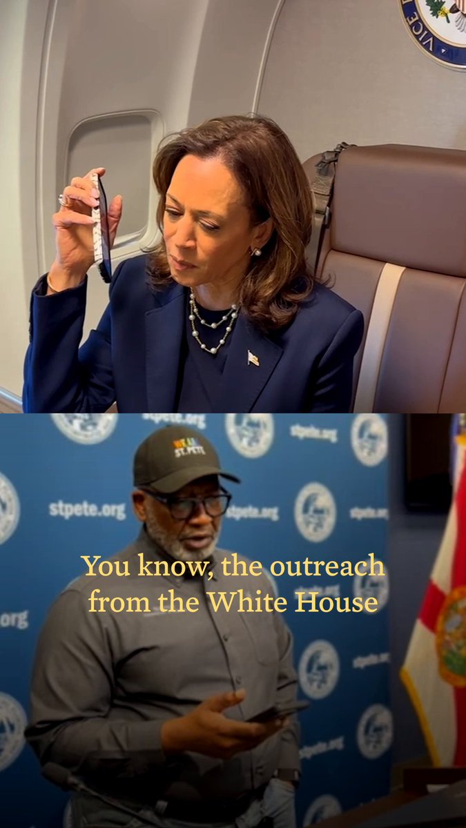 This afternoon, I spoke with Ken Welch. I let him know: Our Administration stands with the people of St. Petersburg as they prepare for Hurricane Milton, and we will be with them as long as it takes to recover.