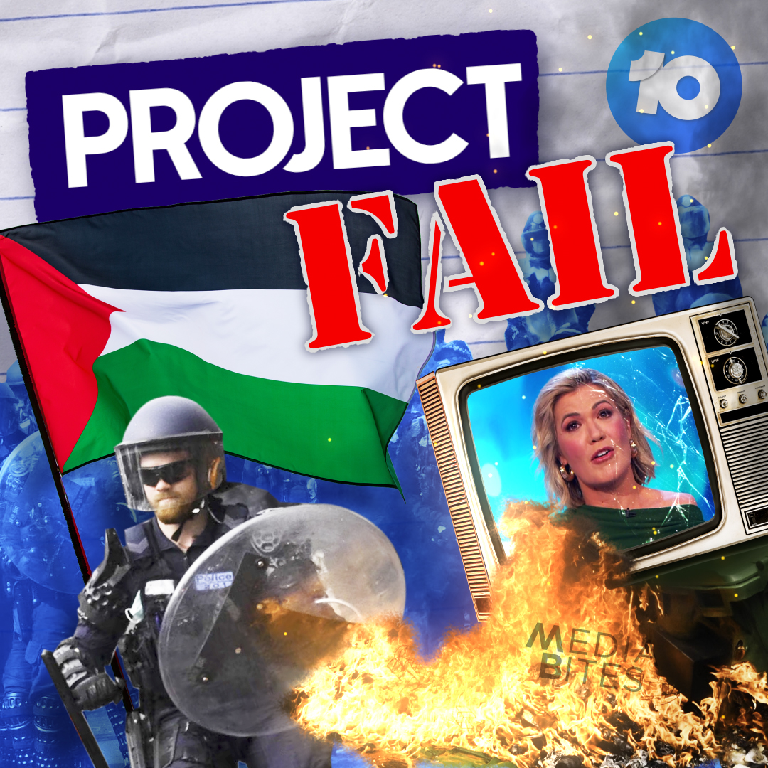 Ten’s The Project apologises for airing wrong protest footage, mischaracterising Sunday’s largely peaceful pro-Palestinian protest as a violent demonstration. #MediaBites #MediaWatch