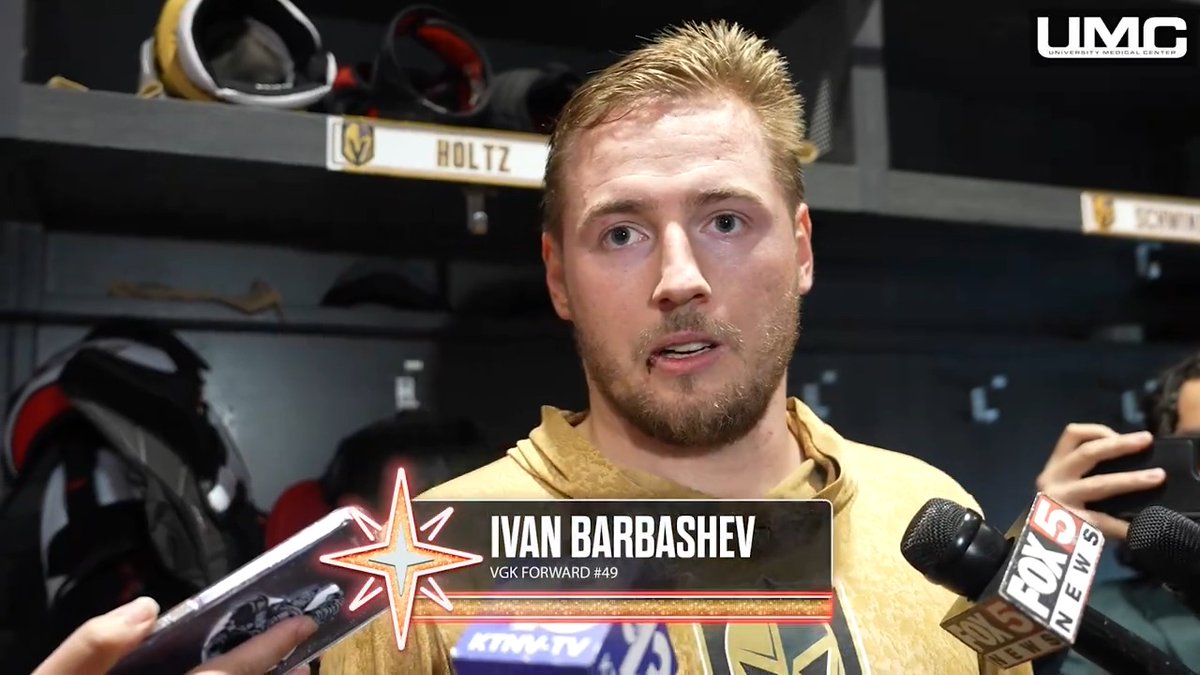🎥 Barbashev on playing on a line with Eichel and Stone: It's fun 😁