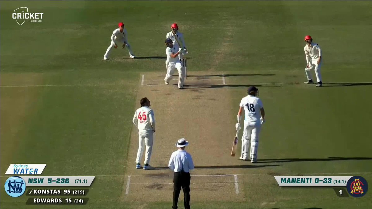 Twin tons for Sam Konstas! And he brings it up in style! 💯 #SheffieldShield
