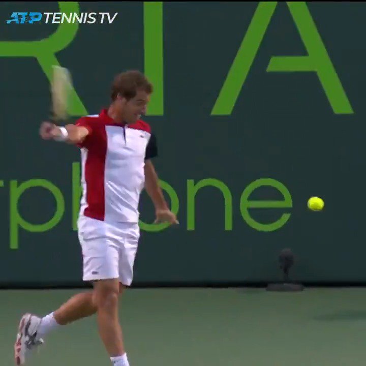 L'un des plus beaux revers à une main du tennis va nous quitter. 👋 Un coup qu’on ne risque pas d’oublier. 🥹 Richard Gasquet ❤️🇫🇷