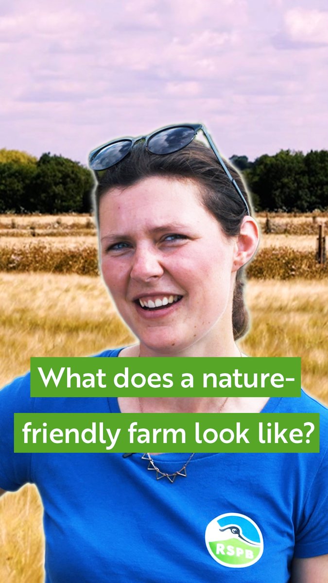 What does a nature-friendly farm look like? 🤔 Here farmer Georgie of RSPB Hope Farm paints us a pretty and informative picture.