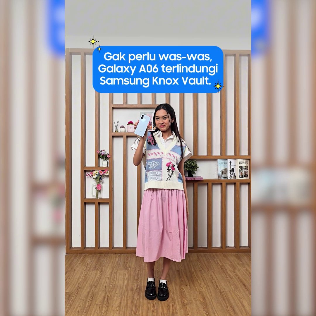 RT, Like &amp; Reply tweet ini sebanyak-banyaknya dengan “Aku juga pengen ngerasain punya hape yang #PastiBeneranAman dengan Auto Blocker kayak #GalaxyA06” Harga sejutaan, APK Dilawan!! Samsung Knox Vault di Galaxy A06 siap jagain data di hapemu dari APK berbahaya!