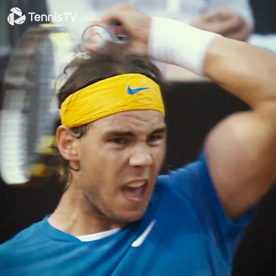Iconic shot. Iconic player. The Rafa Nadal forehand 🪄