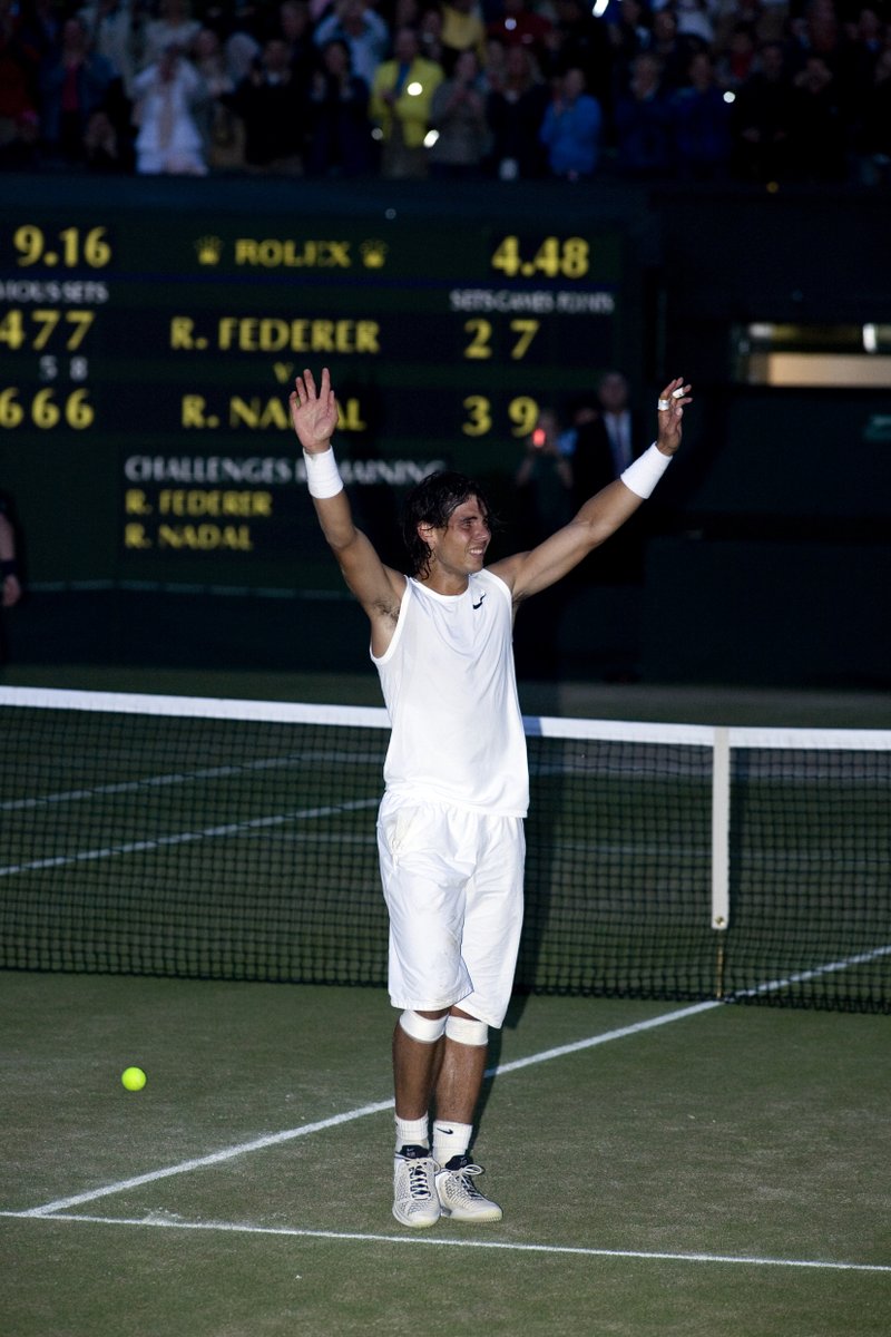 2008, Wimbledon. The moment seen around the world. 🇪🇸