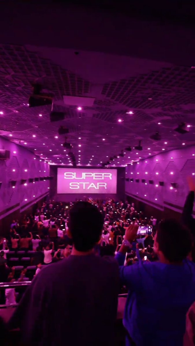 Rajination aanadhey! 🤩 The VETTAIYAN 🕶️ FDFS was an explosion of energy and excitement! 🔥 Thalaivar fans have made it a moment to remember. The hunt is on! 🦅 #VettaiyanHuntsFromToday 🕶️ in Tamil, Telugu, Hindi & Kannada! Rajinikanth Amitabh Bachchan Gnanavel Anirudh Ravichander Lyca Productions #Subaskaran GKM Tamil Kumaran #FahadhFaasil Rana Daggubati @ManjuWarrier4 Abhirami Ritika Singh Dushara S.R.Kathir ISC Kadhirr Philomin Raj AnbAriv #DineshMaster Sony Music South India Red Giant Movies Sun TV RIAZ K AHMED V4U Media AIM PRO #Vettaiyan 🕶️ #வேட்டையன் 🕶️ #VettaiyanTheHunter 🕶️
