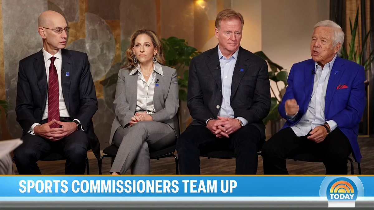 Patriots' owner Robert Kraft, NFL commissioner Roger Goodell, National Women’s Soccer League commissioner Jessica Berman and NBA commissioner Adam Silver speak with Craig Melvin about ‘#Timeout Against Hate,’ calling to end discrimination with the biggest names in sports.