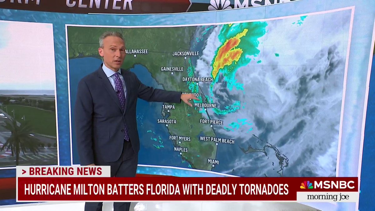 Milton moves off Florida coast, leaving widespread destruction. Bill Karins 💧 has the latest on the storm.