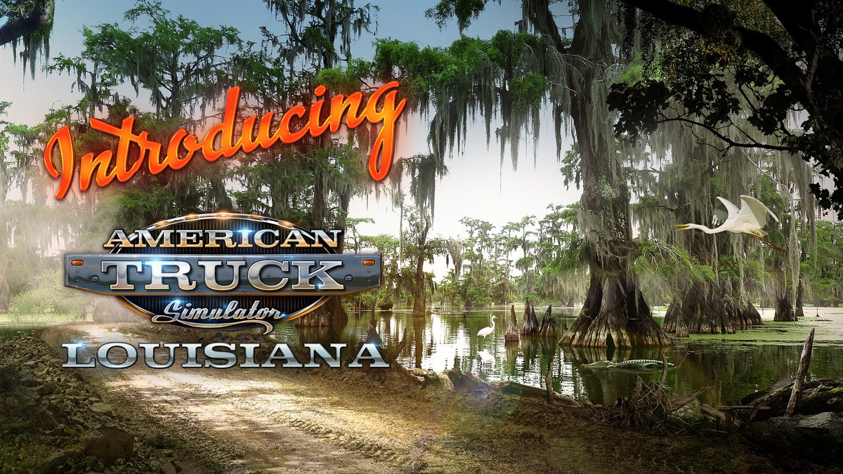 We are excited to announce that we are working on Louisiana for American Truck Simulator! 🤩 Beautiful landscapes, historical cities, and miles of long stretching roads are awaiting truckers in the Pelican State 🇺🇸 See more here 👇