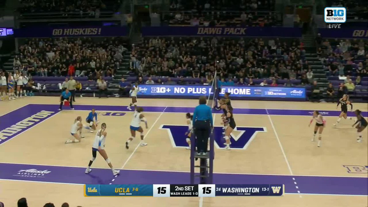 A MUST-WATCH Washington Volleyball KILL ๐ฑ #NCAAWVB #SCTop10 x ๐ฅ BTN