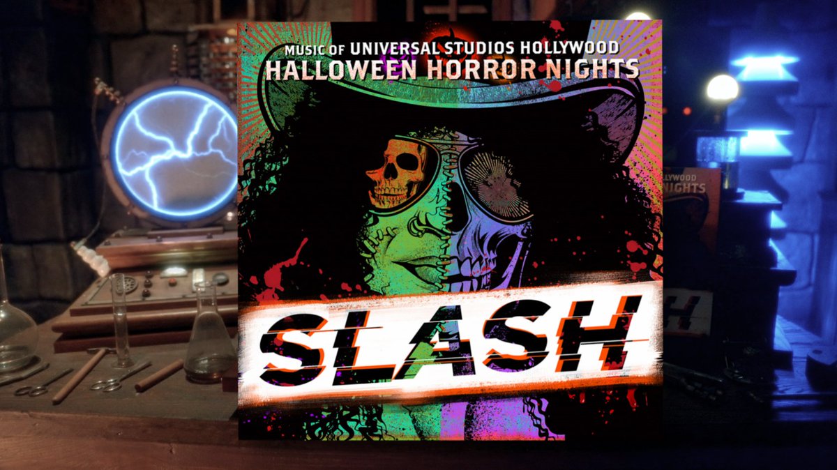 Keep the party going. This limited edition 11-song vinyl-only album comprised of SLASH’s original compositions over the last six years for the Halloween Horror Nights ‘Universal Monsters’ haunted house, is sold exclusively onsite at Universal Studios Hollywood, now through Nov 3.