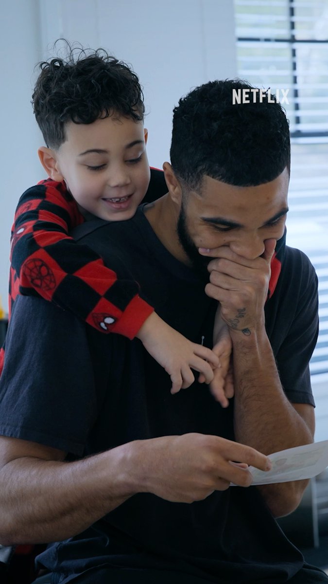 The moment Jayson Tatum found out he was on the cover of @nba2k 🥹 Go behind the scenes with JT in Starting 5 now streaming on Netflix