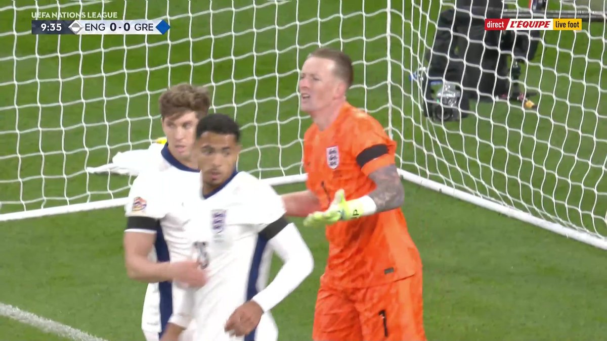 Le sauvetage de Levi Colwill après une énorme erreur de Jordan Pickford. 🏴󠁧󠁢󠁥󠁮󠁧󠁿😱