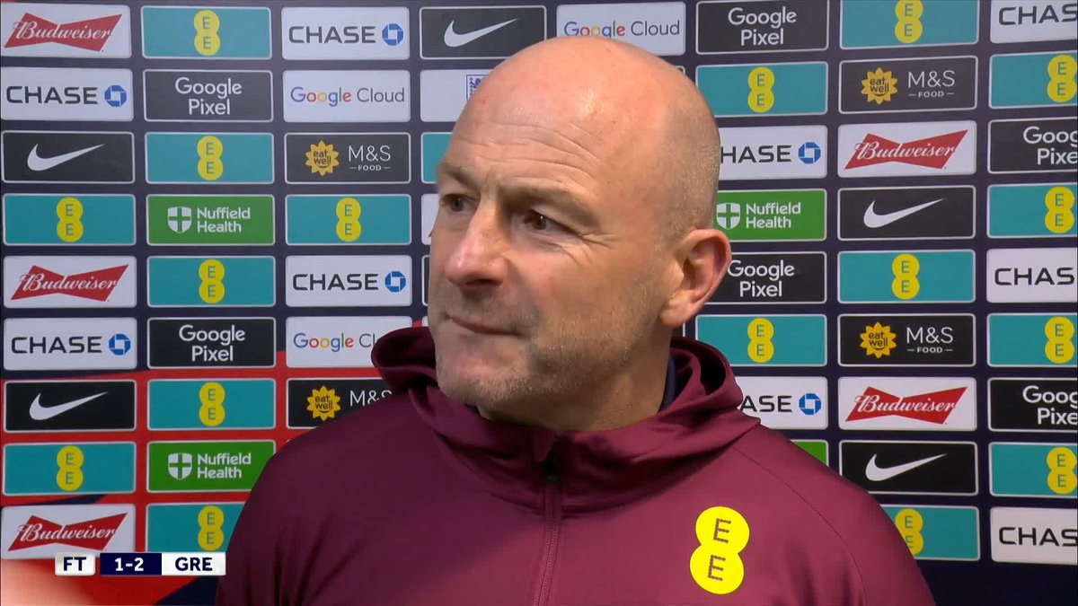 🗣️ "We tried to overload the midfield... It was something that we tried for 20 minutes yesterday, it's something we experimented with." Lee Carsley on England's new system #ITVFootball | #NationsLeague | 🎙️ Gabriel Clarke
