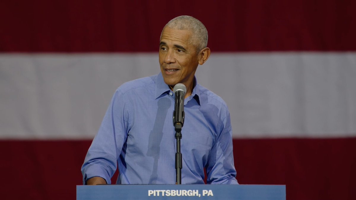 President Barack Obama: He’s selling a Trump Bible. He wants you to buy the Word of God, Donald Trump edition. He’s got his name right there next to Matthew and Luke. Who does that? Trump does that. And the reason he does it is because all he cares about is his ego, not you