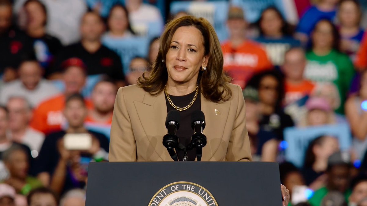 Vice President Harris: Y’all might have seen that just last night, Donald Trump officially ruled out any more debates. I think it's a disservice to the voters. I also think it's a pretty weak move