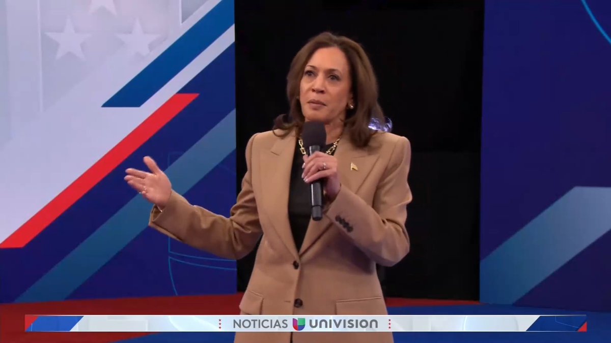 Vice President Harris: I urge everyone to look up Project 2025, which is Trump’s plan. It would cut Medicare, cut Social Security and cut other programs that benefit working people