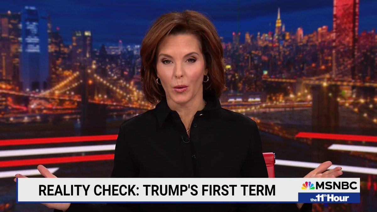 For anyone who forgot, Stephanie Ruhle has another #RealityCheck of what the Trump years were really like.