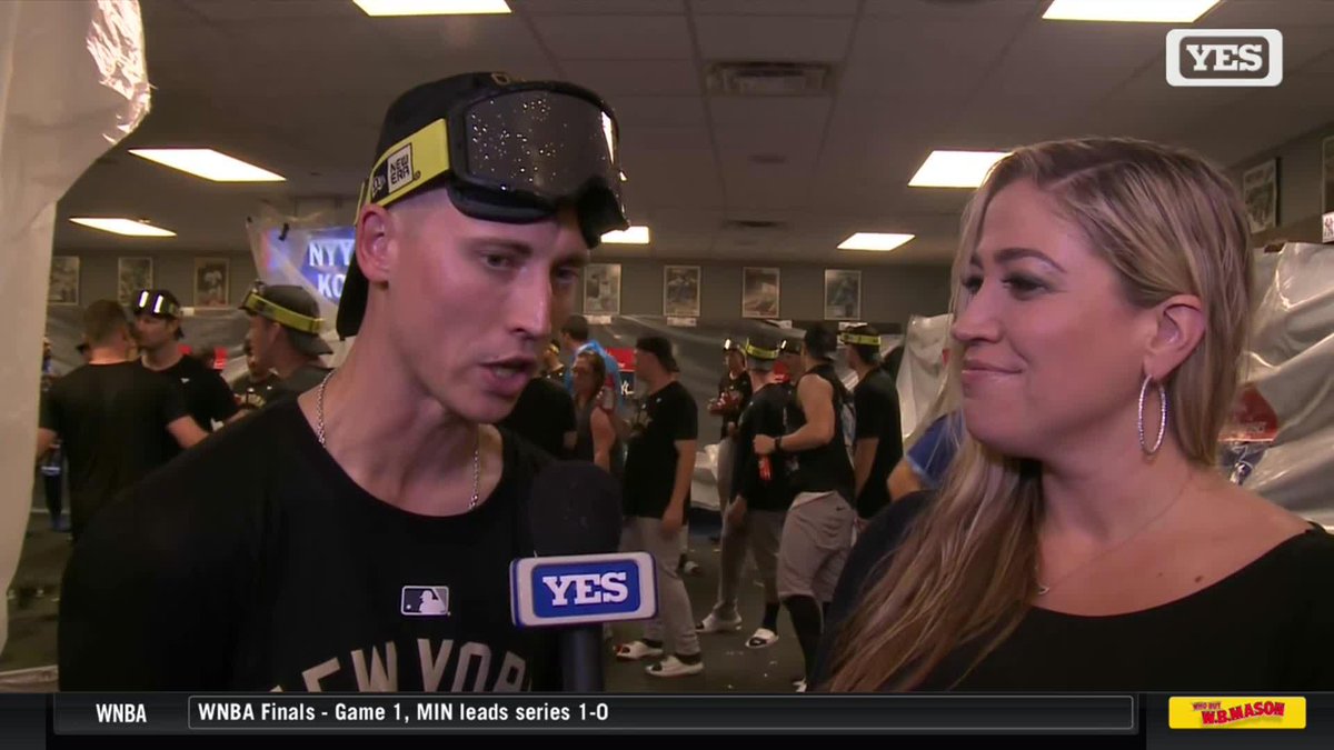 "I'm living in a movie, and I want to make sure the ending is pretty good, and I want to be able to rewatch it." - Luke Weaver on earning another save and advancing to the ALCS