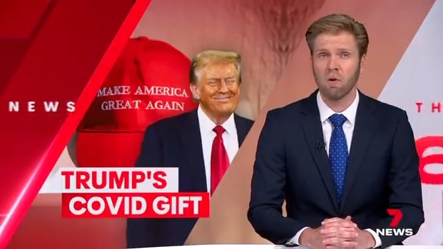 The 6:57pm News on: - Trump’s COVID test gift to Putin - QANTAS’ R-rated film - Racist robot vacuums