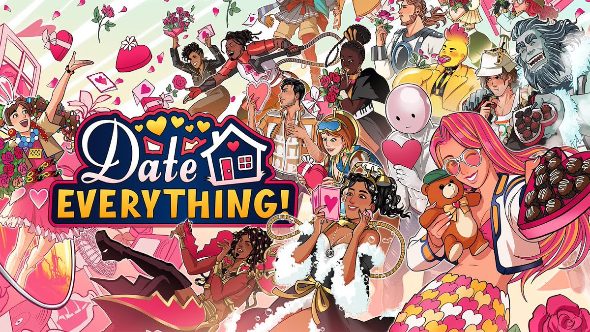 Fall in love with 100 fully-voiced household dateables on Valentine's Day! 💖 Date Everything! launches 14th February 2025 for PC and consoles! Watch the State of Build trailer with an update from Lead Designer, Ray Chase 👇