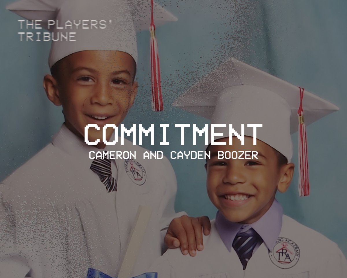 “Duke nation, baby!” Five-star basketball recruits and twin brothers Cameron and Cayden Boozer announce that they will be joining Duke Men’s Basketball.