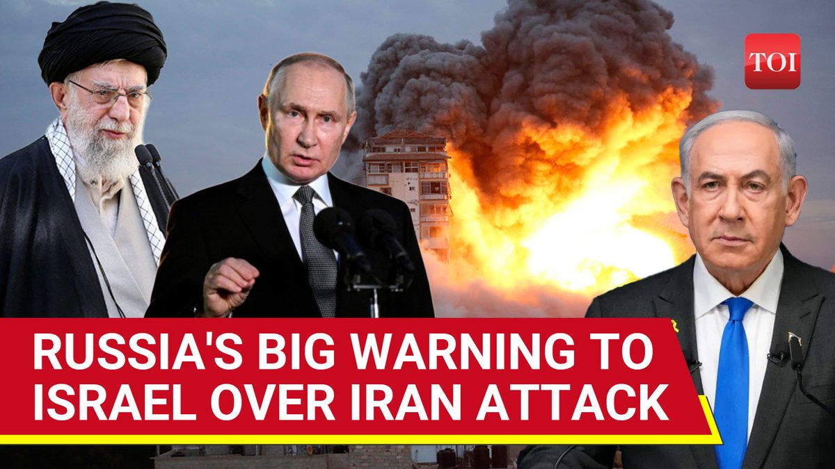 'Don't you dare attack Iran': #VladimirPutin's direct warning to #Israel; #Russia declares support to #Tehran