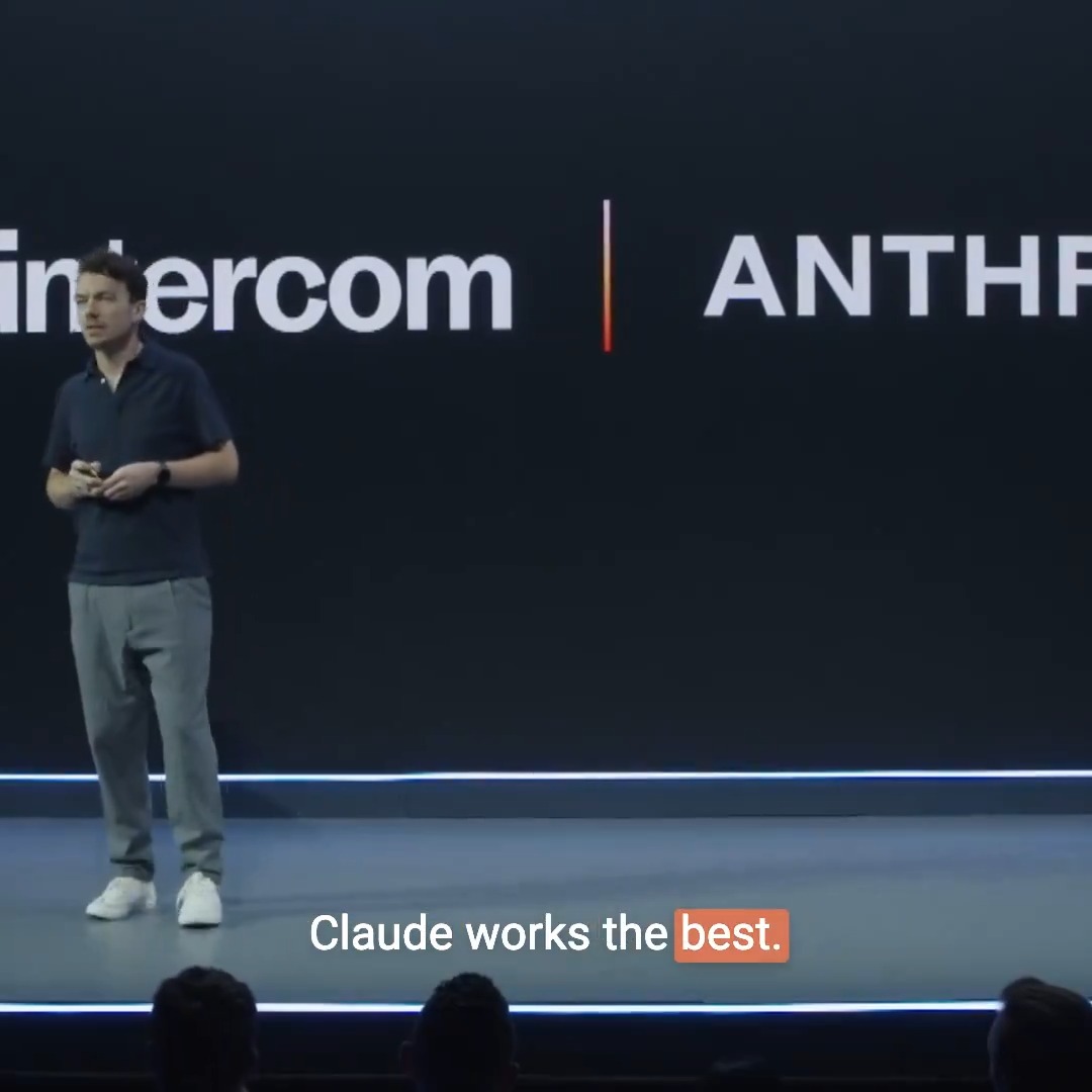 delighted to see Intercom launching fin 2 and moving to @anthropicai to use claude to power it. great to work more closely with @padday, Des Traynor, Darragh Curran.