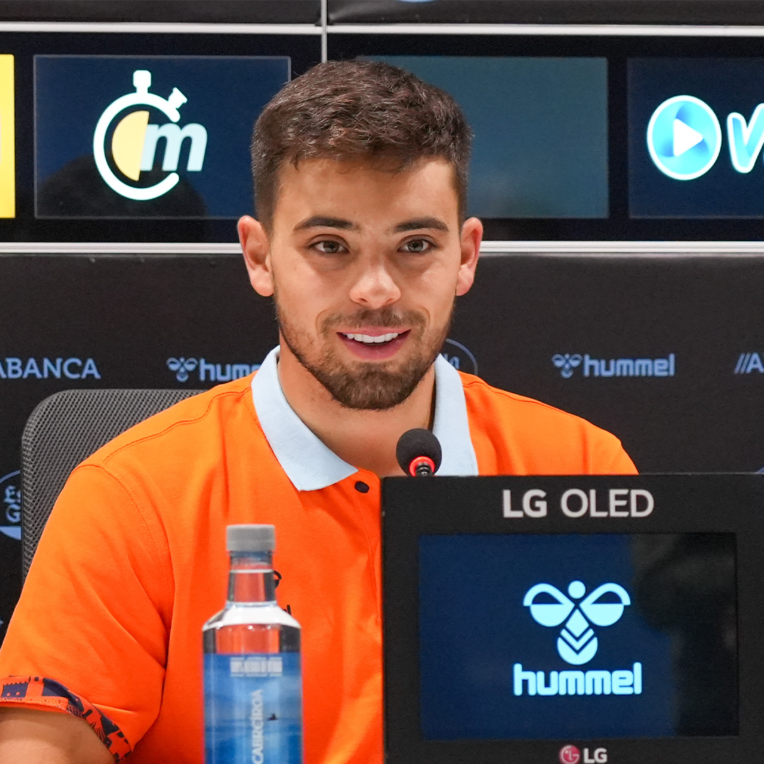 “Tengo 25 años, llevo 200 partidos... El Celta es mi casa”. — Fran Beltrán 💬