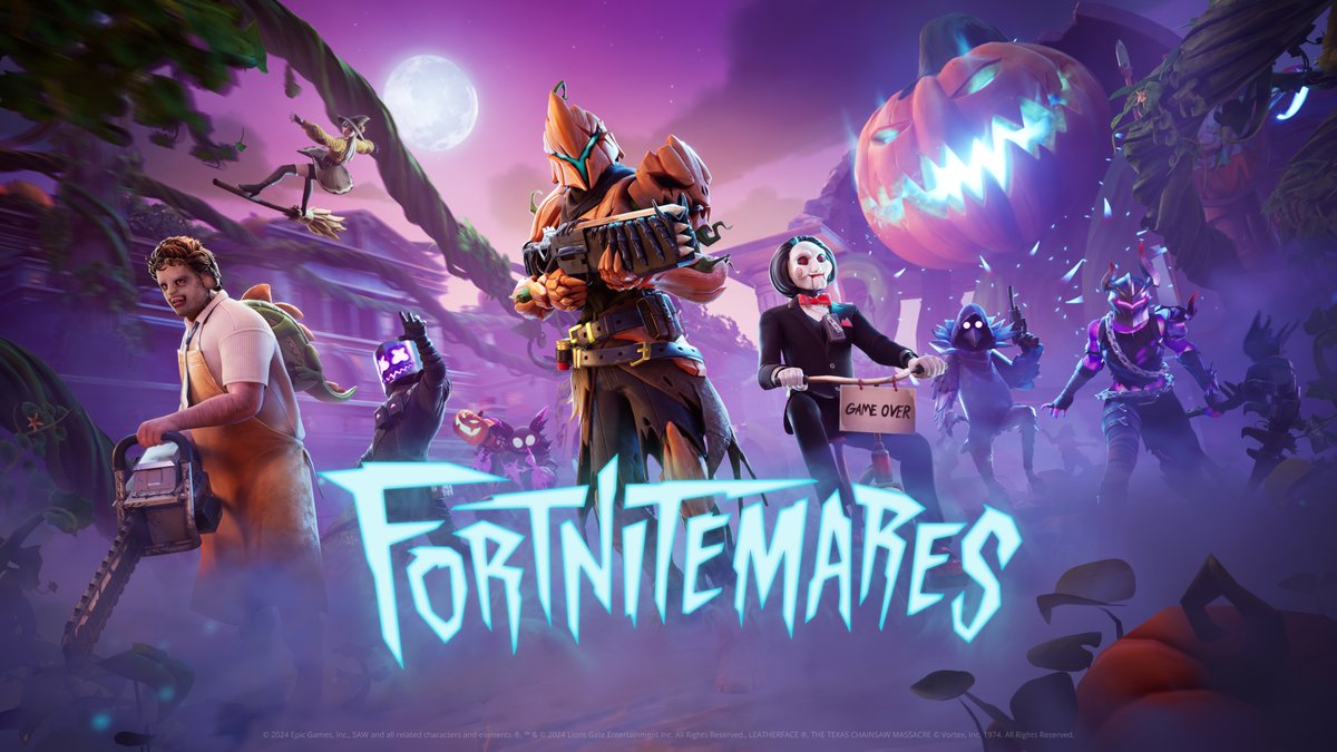 Get ready for some frightful delights 😈 Fortnitemares returns tomorrow!
